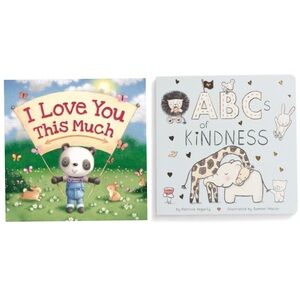 🦒 2 Children's Books • ABCs of Kindness & I Love You This Much • Board Books